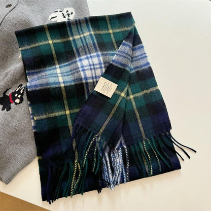 Women's Wool Korean Style High-grade Shawl Thermal Scarfs