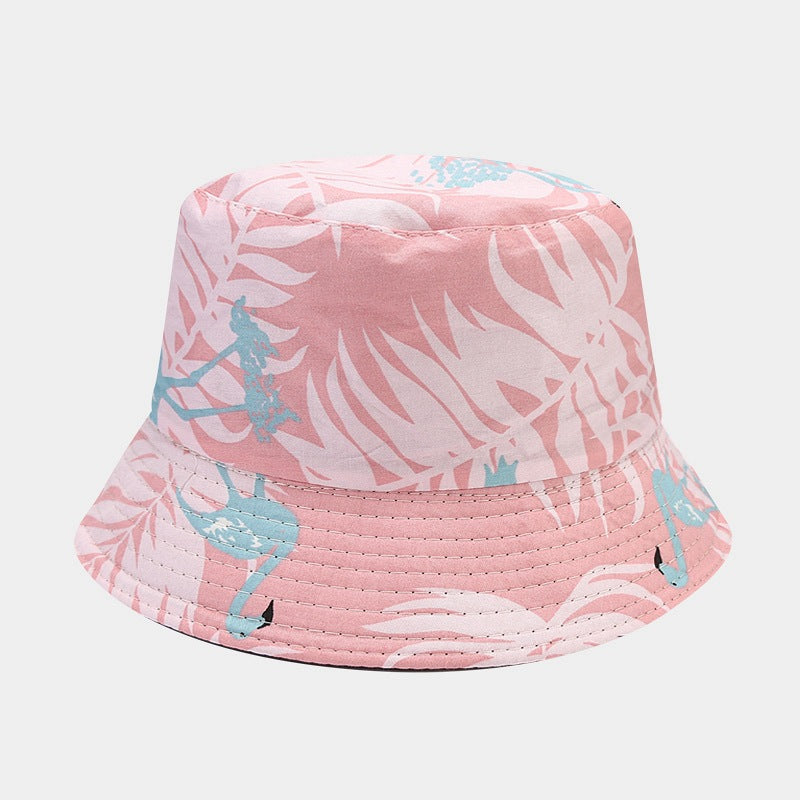 Women's Printed Double-sided Sun Summer Outdoor Travel Hats & Caps