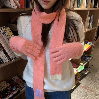 Winter Wool Thin Sweet Touch Screen Scarfs