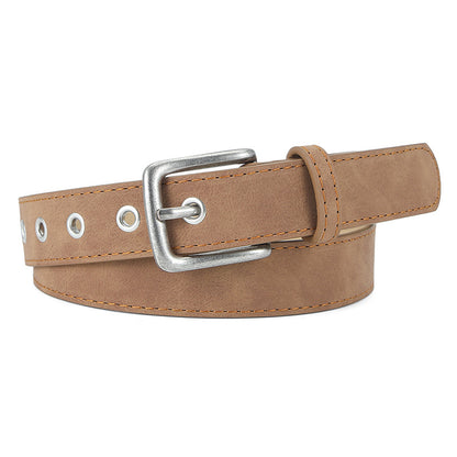 Women's Matte Texture Pin Buckle High-grade Versatile Belts