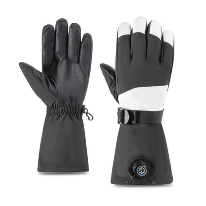 Winter Waterproof Ski Warm Thickening Five-finger Gloves