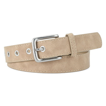 Women's Matte Texture Pin Buckle High-grade Versatile Belts