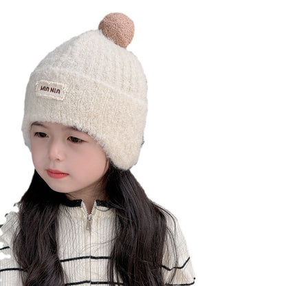 Children's Loop Veet Earflaps Woolen Boys Thermal Kids' Headwear