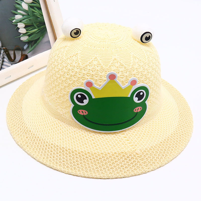 Children's Straw Summer Fisherman Boy Sun Protection The Kids' Headwear