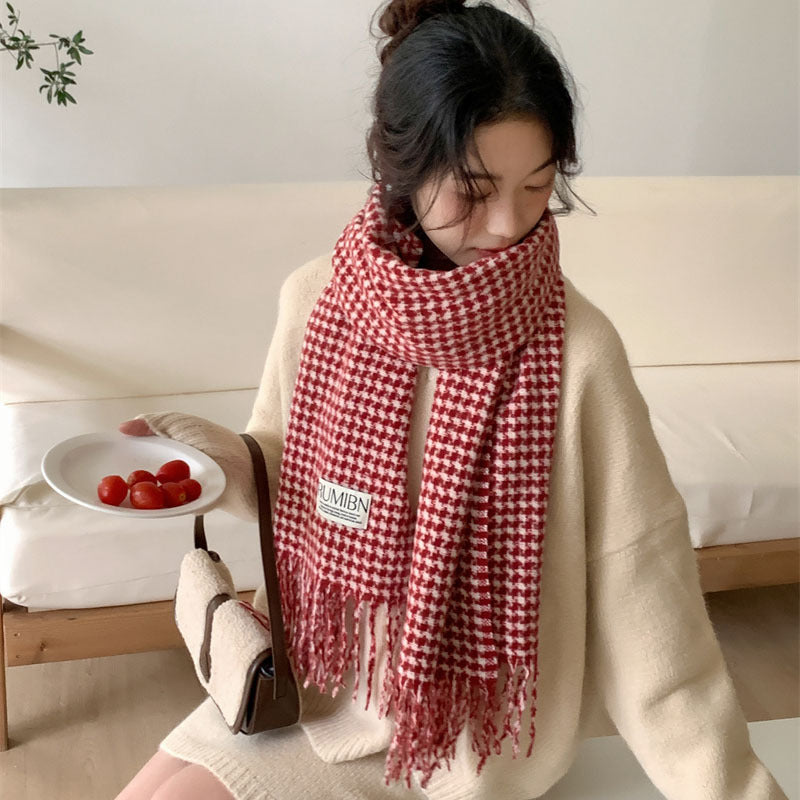 Women's Artificial Cashmere Retro Warm Long Shawl Scarfs