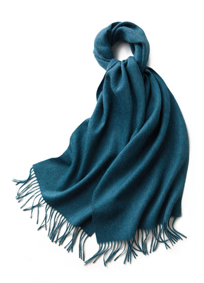 Women's Solid Color Thickened Warm Shawl Simple Scarfs