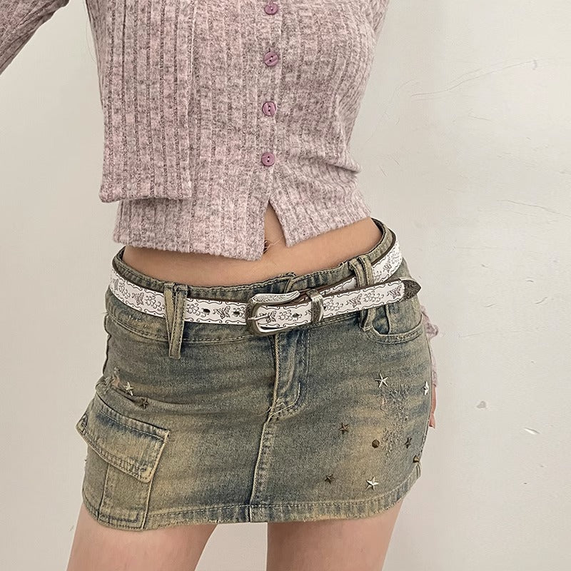 Women's Jeans Accessories Korean Style Versatile American Belts