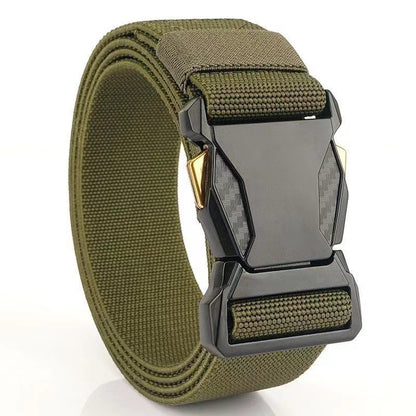 Men's Outdoor Sports Alloy Pair Release Buckle Belts