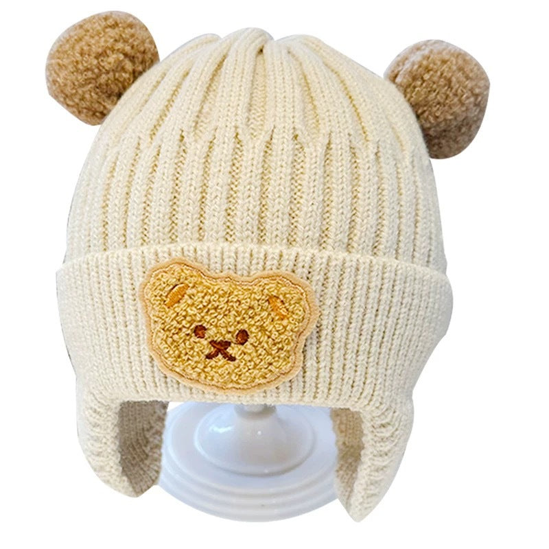 Women's & Men's Hat Bear Woolen Infant Fur Ball Kids' Headwear