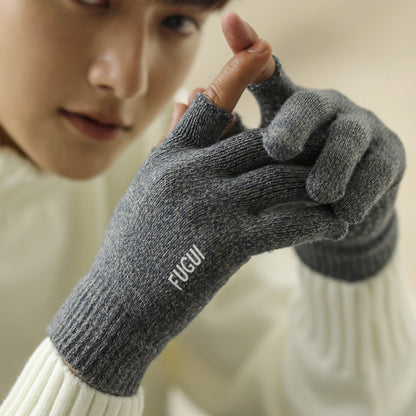 Rider Delivery Courier Half Finger Male Gloves