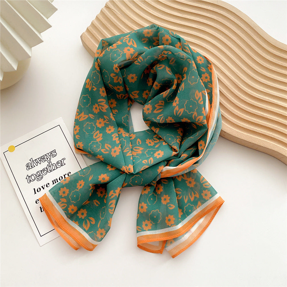 Women's Autumn Summer Versatile Fashionable Stylish Thin Decorative Scarfs