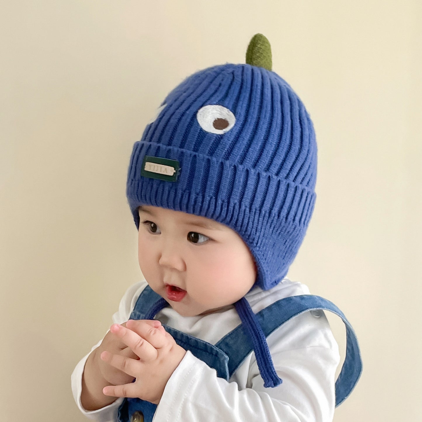 Pretty Hat Cartoon Dinosaur Earmuffs Woolen Kids' Headwear