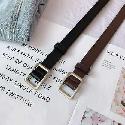 Women's Buckle Simple Style Retro Fashion Decoration Belts