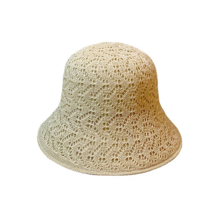 Female Summer Double-sided Bucket Korean Style Versatile Hats & Caps