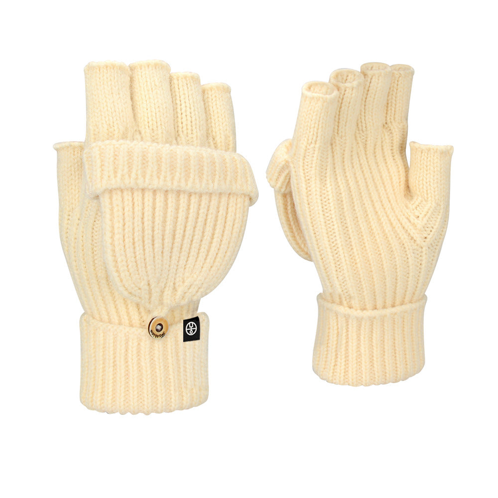 Touch Screen Warm Double Layer Thickened Gloves