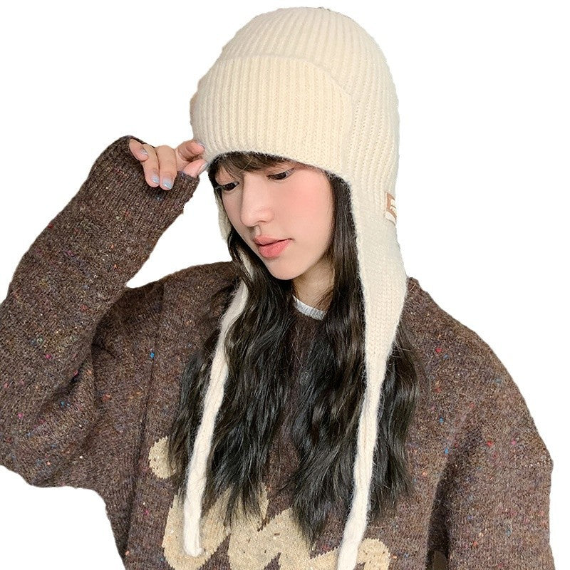 Women's Cute Knitted Hat Outdoor Warm Ear Hats & Caps