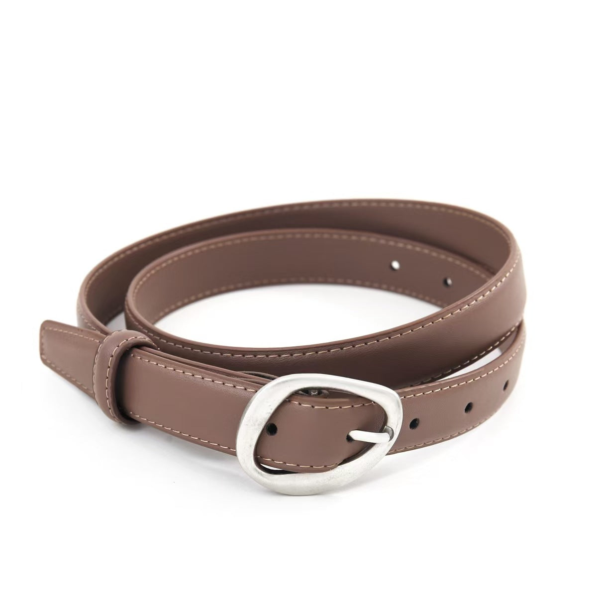 Women's Pin Buckle Genuine Leather Decorative Fashion Belts