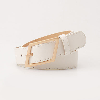 Women's Trendy Unique Alloy Pin Buckle Korean Belts