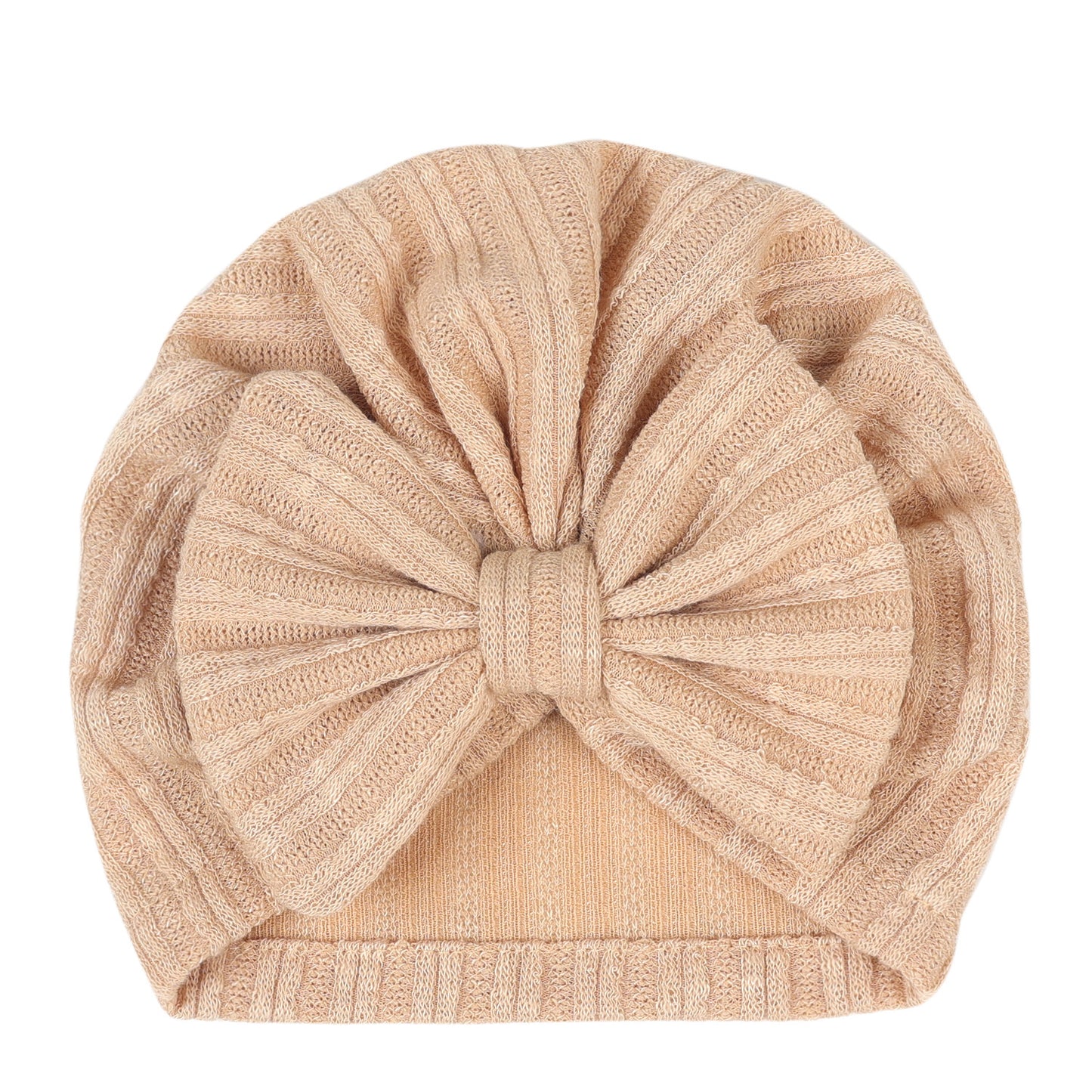 Children's Bow Hat Solid Color Breathable Vertical Kids' Headwear