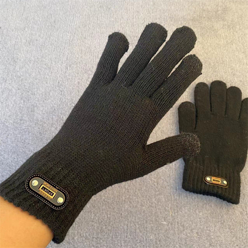 Men's Thickened Cold Protection Thermal Touch Screen Gloves