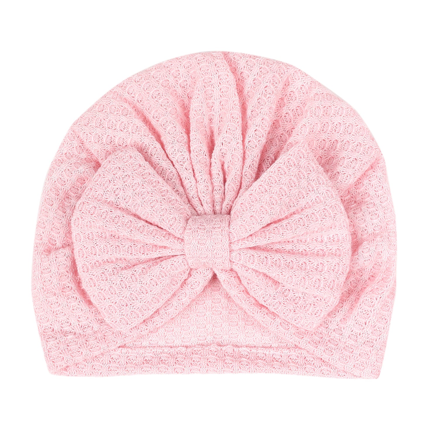 Children's Hat Solid Color Infant Beanie Bow Kids' Headwear