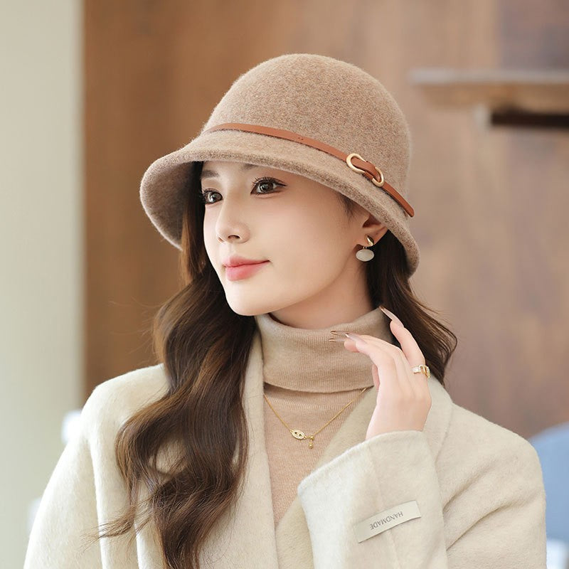 Women's Retro Korean Type Hat Lamb Wool Hats & Caps