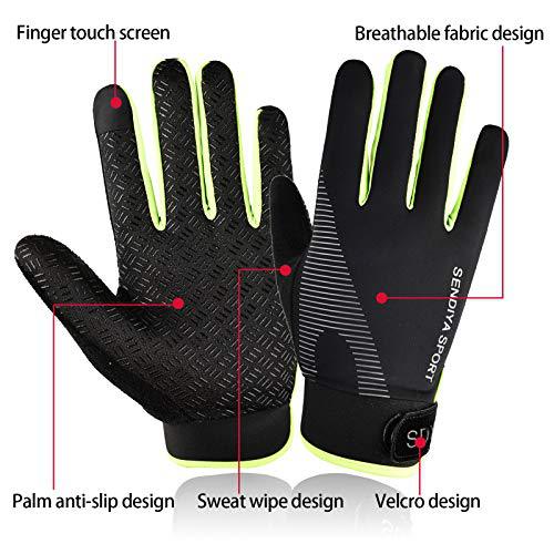 Women's & Men's Cycling Ice Silk Breathable Thin Outdoor Sports Fishing Gloves