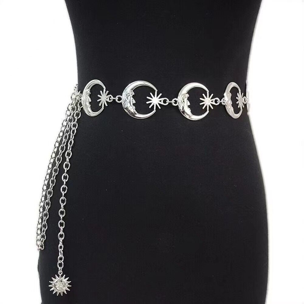 Waist Chain Female Trendy Pants Decoration Hip Hop Inner Belts