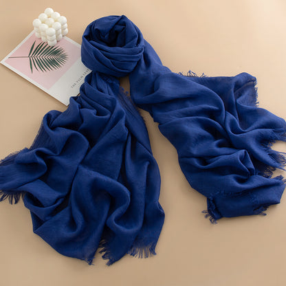 Women's Color Thin High-grade Long Air Conditioning Scarfs