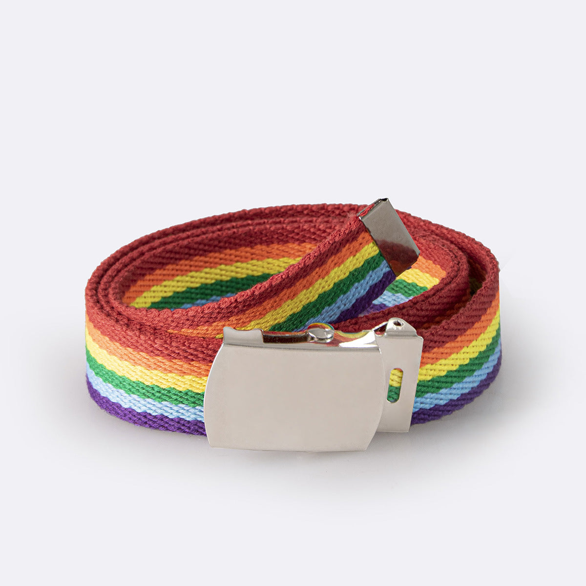 Women's Korean Style Double Buckle Colorful Ribbon Belts