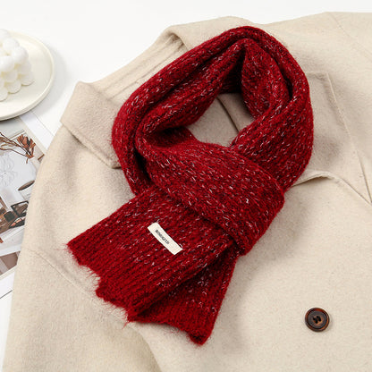 Women's Winter High-grade Versatile Fashion Patchwork Knitting Warm Neck Scarfs