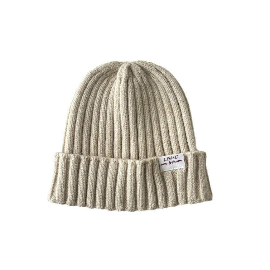 Children's Hat Knitted Woolen Winter Western Style Kids' Headwear