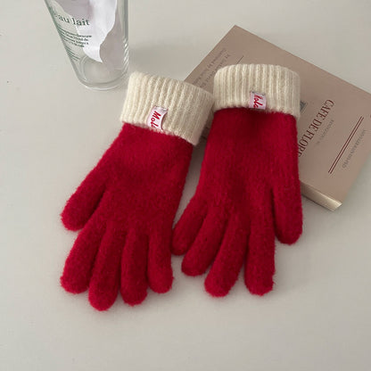 Fingers Separate Travel Convenient Exposed Two Playable Mobile Gloves