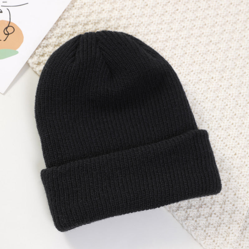 Women's Wool Hat Warm Pile Style Beanie Face Hats & Caps