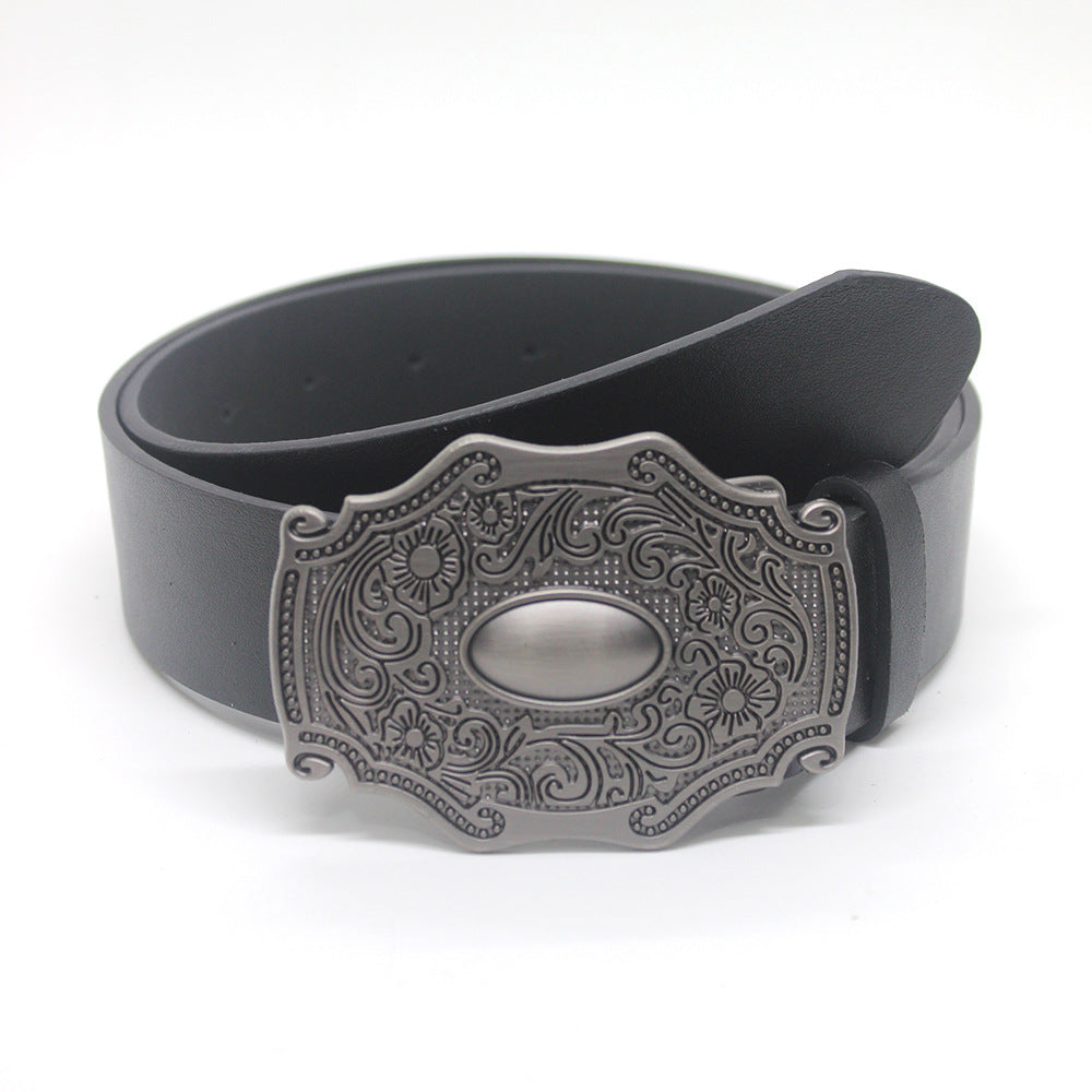 Fashion Chinese Style Carved Vintage Large Belts