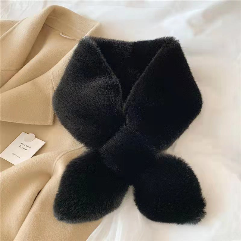 Thickened Fur Warm Collar Imitation Rabbit Scarfs