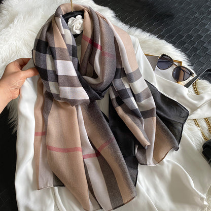 Women's Shawl Air-conditioned Room Outer Match High-grade Scarfs