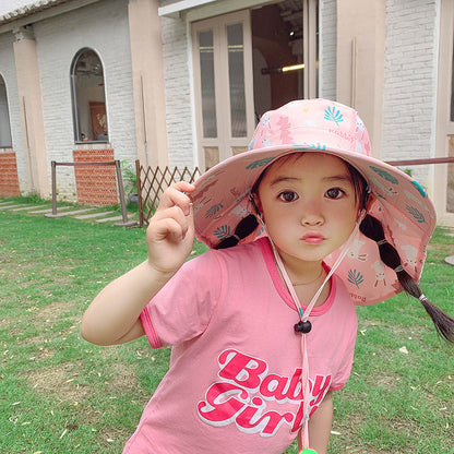 Men's & Children's Female Fisherman Uv Protection Summer Breathable Kids' Headwear