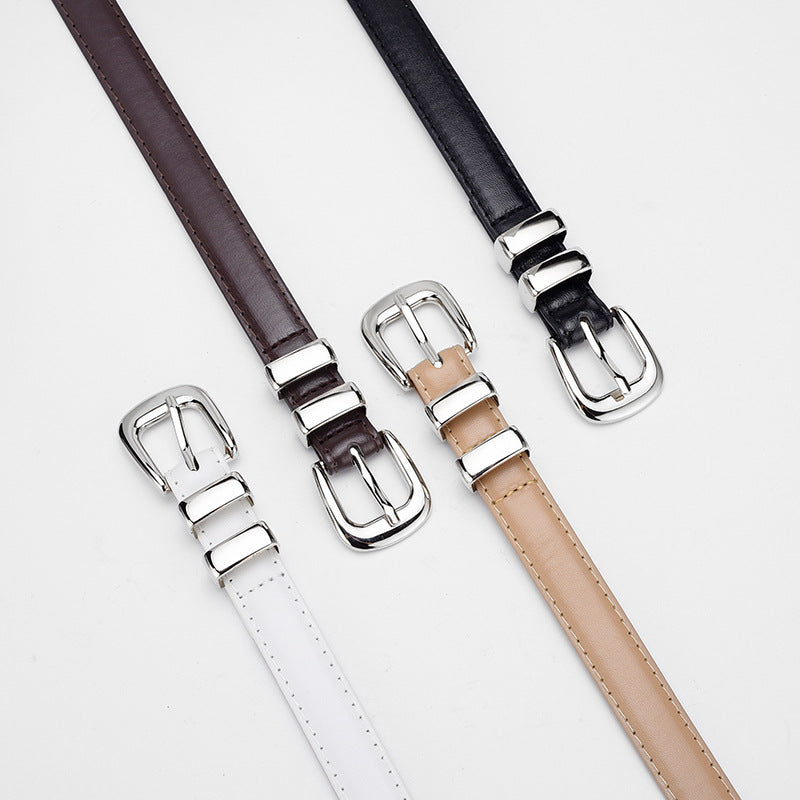 Women's Buckle Decorative Thin High Sense Simple Leisure Belts