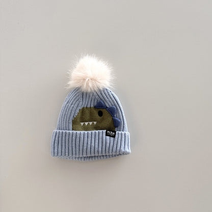 Children's Hat Cartoon Super Cute Boy Knitted Kids' Headwear