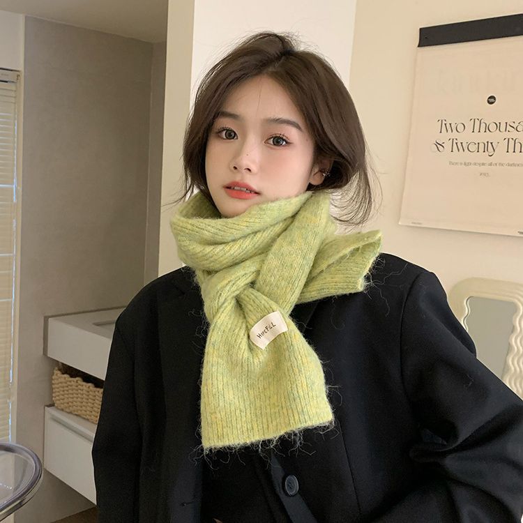 Flower Female Winter Soft Glutinous Wool Scarfs