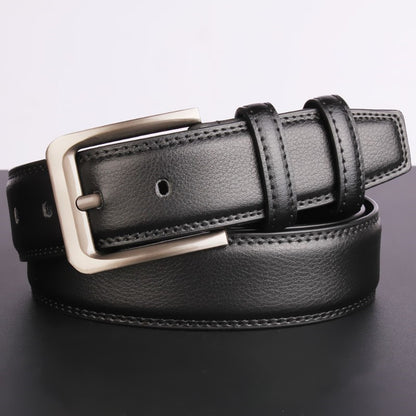 Men's Leather Pin Buckle Cowhide Casual Belts