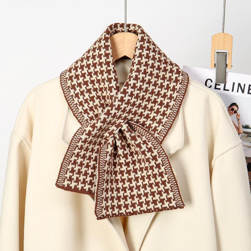 Winter Elegant Knitted Female Fashion Outdoor Scarfs