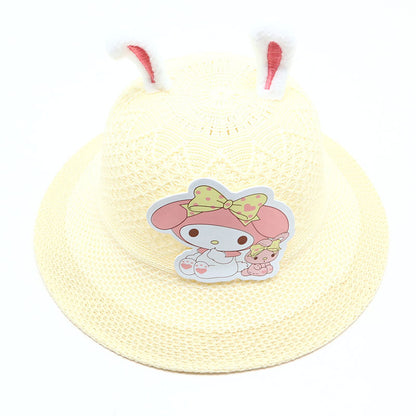 Children's Straw Summer Fisherman Boy Sun Protection The Kids' Headwear