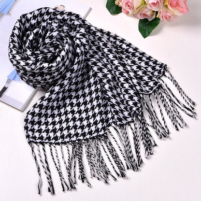 Women's & Men's Style Plaid Winter High-grade Artificial Cashmere Scarfs