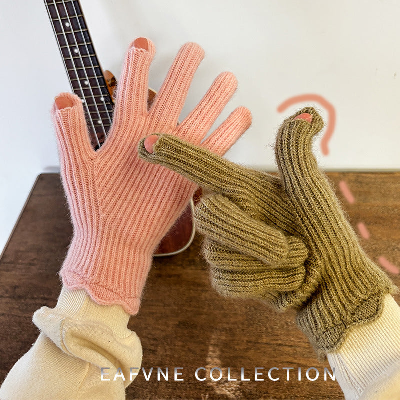 Five Finger Selection Good Material Touch Gloves