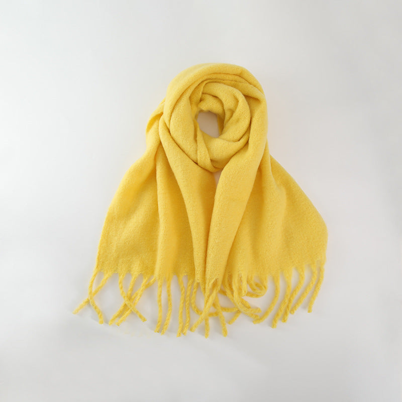 Women's Z's Macaron Solid Color Artificial Cashmere Winter Scarfs