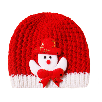 Children's Knit Hat Christmas Festival Warm Wool Kids' Headwear