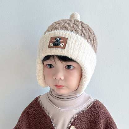 Children's Style Boys Keep Warm Woolen Cute Kids' Headwear