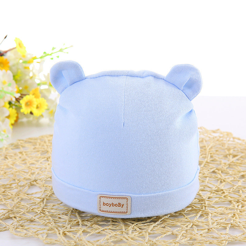 Hat Cotton Double Layer Thin Born Kids' Headwear